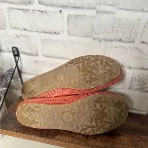 Orange Crochet Brand Shoes The Sak Shoes The Sak Crochet Knit Boho